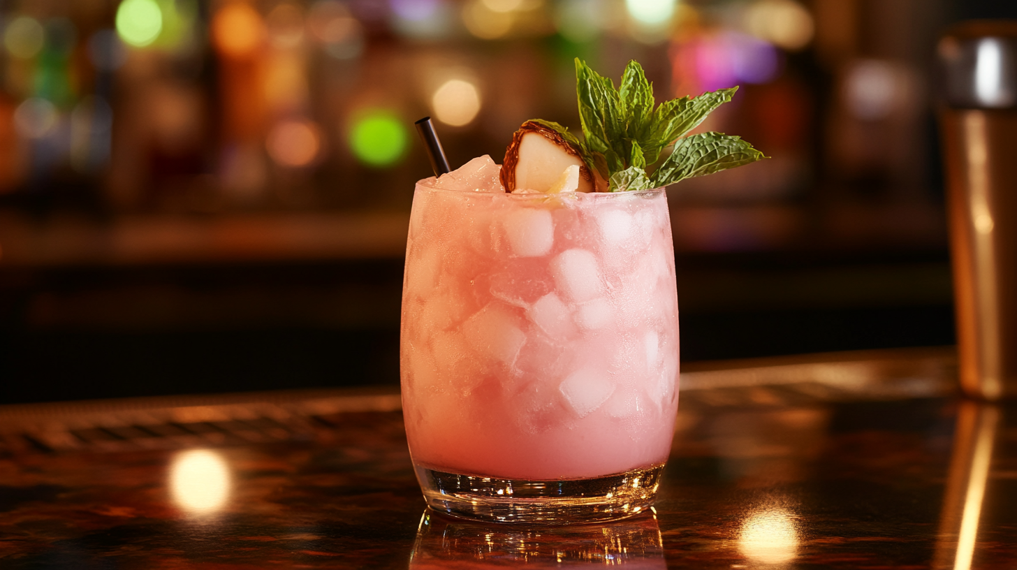 Pink Coconut Mojito