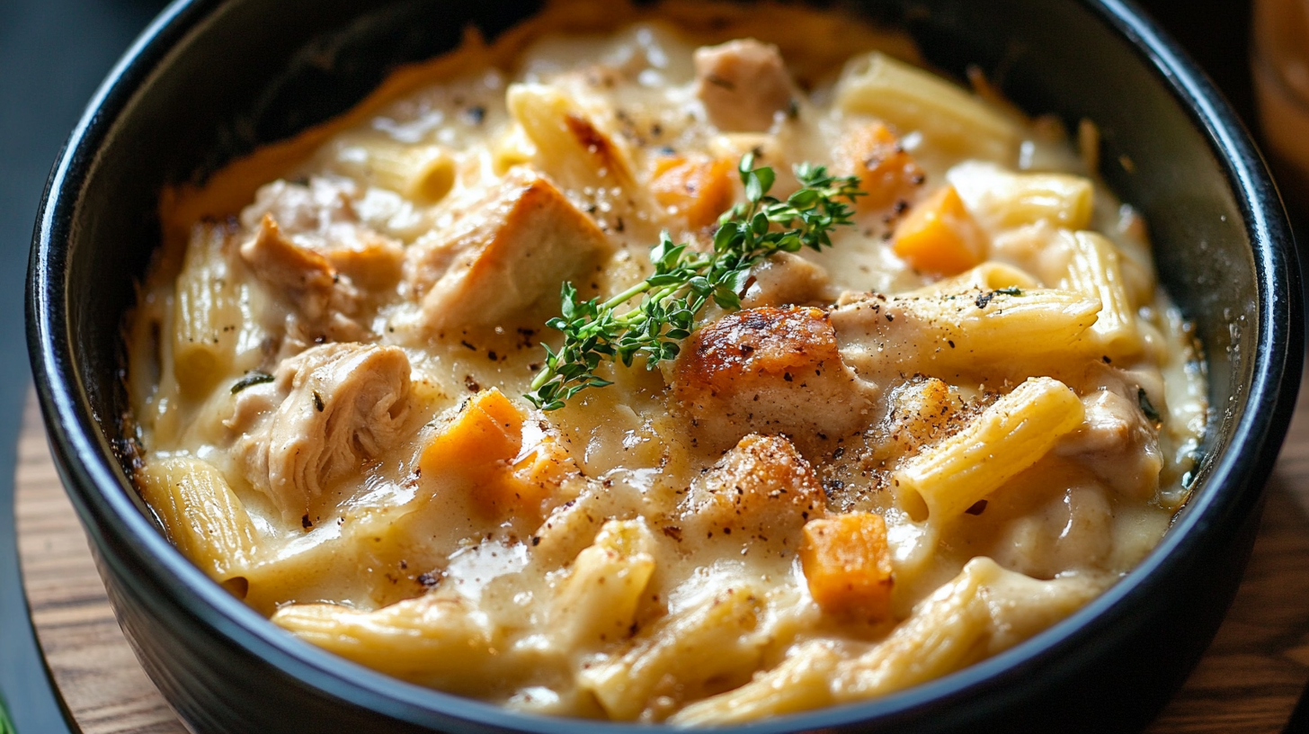 Chicken Pot Pie Pasta