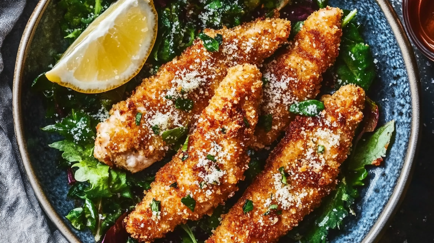 Parmesan-Crusted Chicken Strips