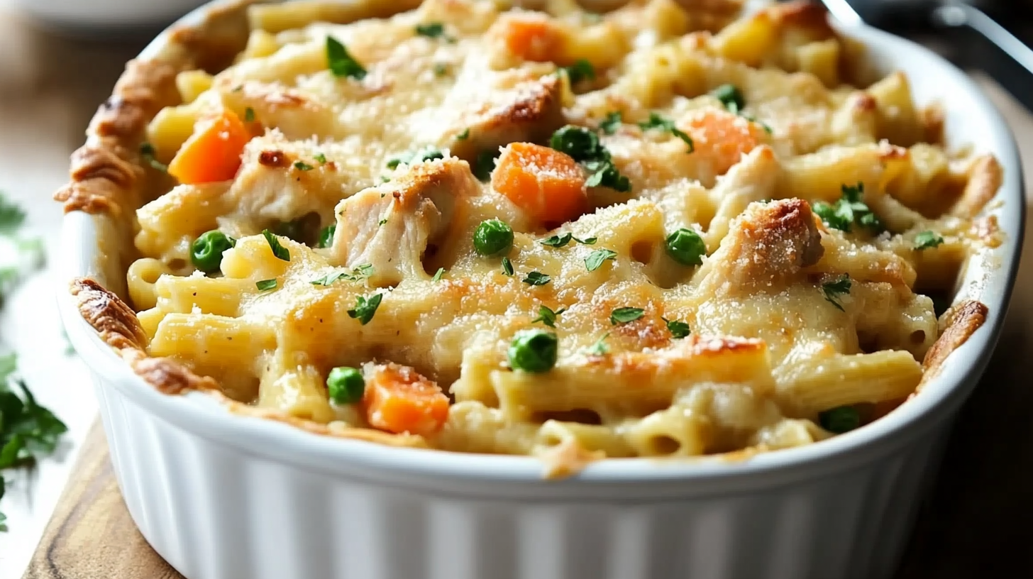 Chicken Pot Pie Pasta