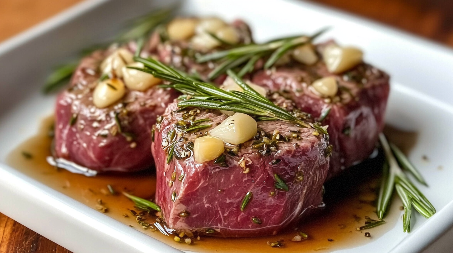 Rosemary Garlic Marinated Beef Tenderloin