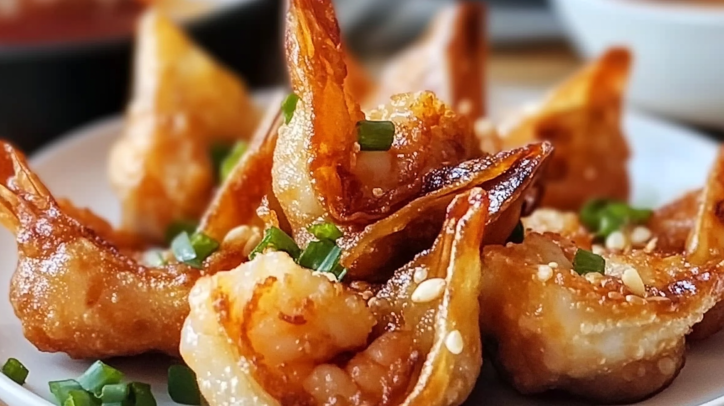 Air Fryer Shrimp Wontons