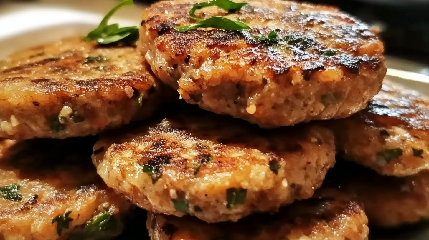 Chicken and Apple Sausage Patties