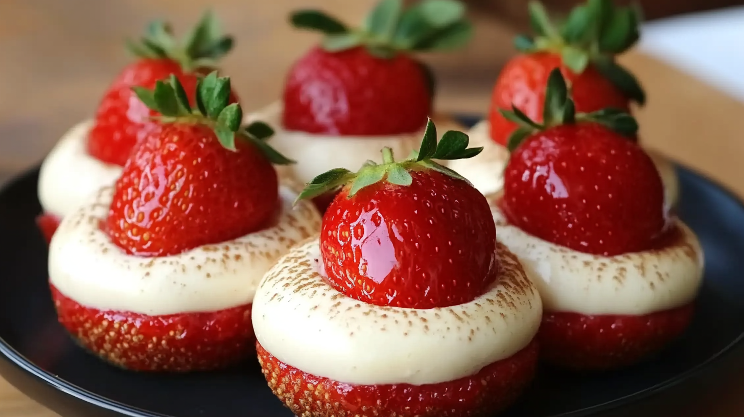 Cheesecake Deviled Strawberries