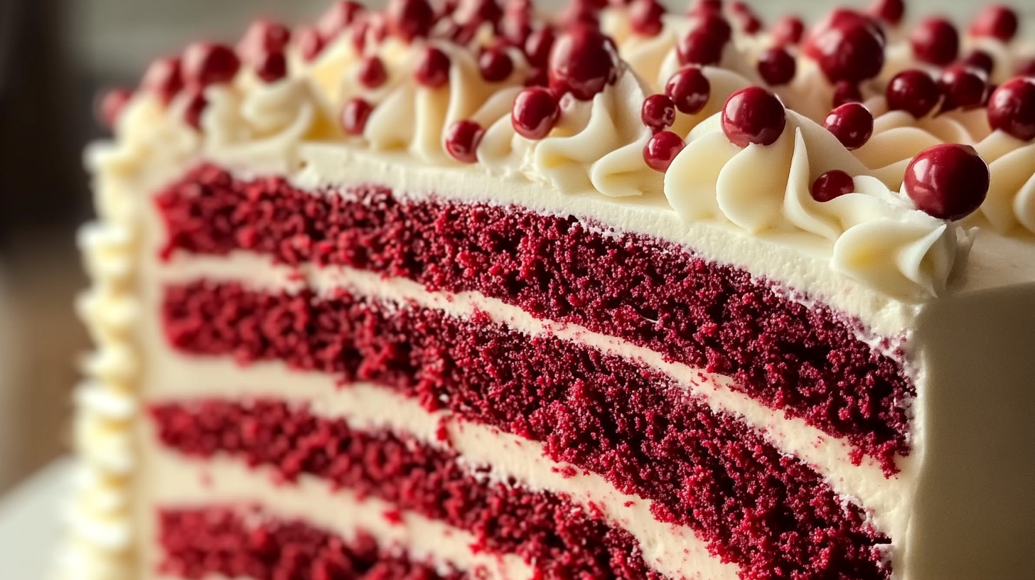 Red Velvet Tree Cake