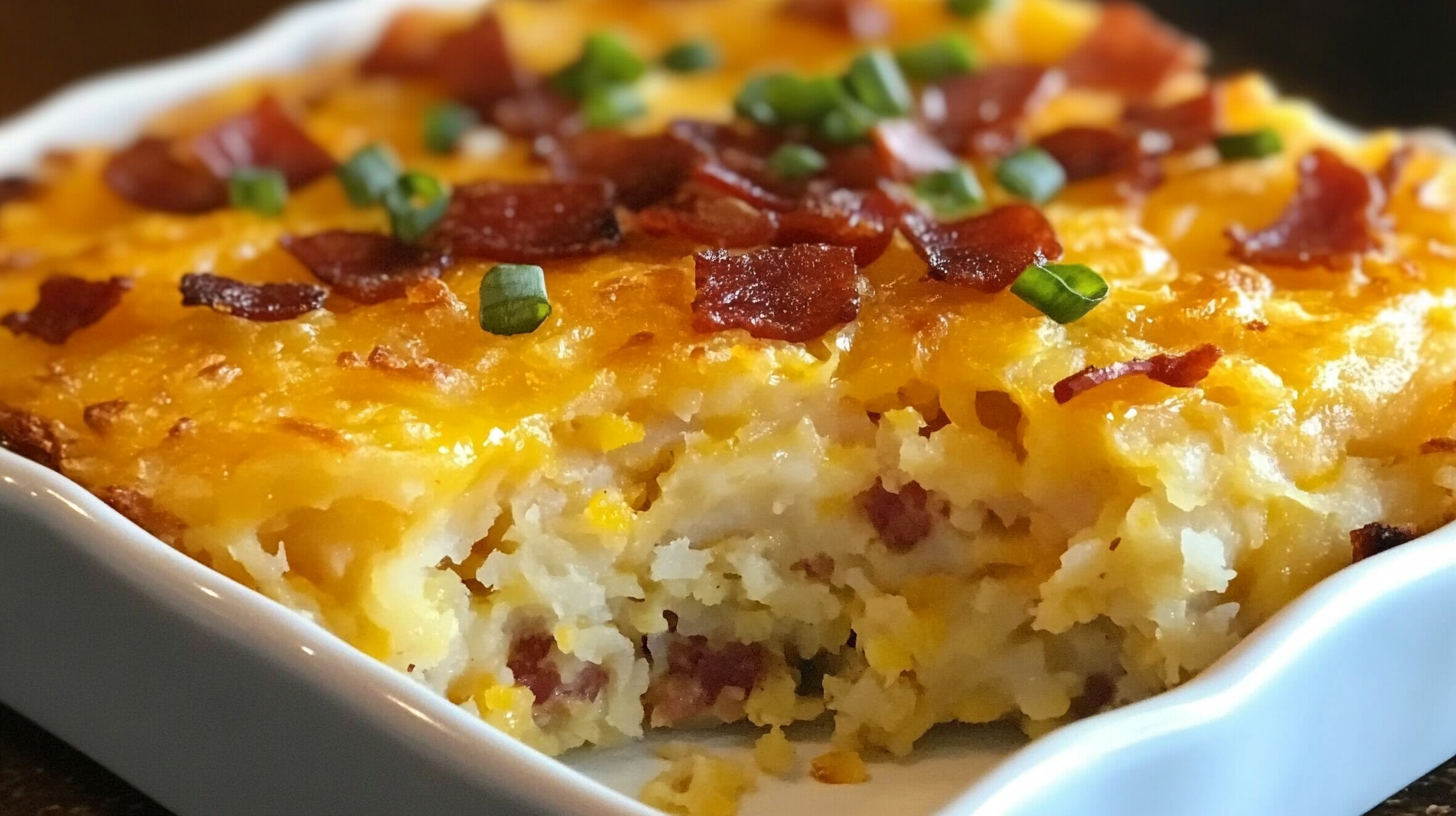 Loaded Hash Brown Breakfast Casserole