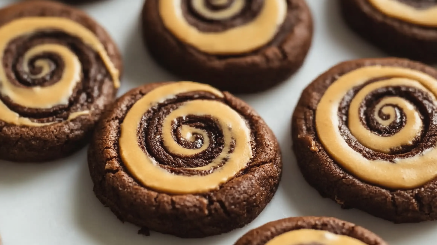 Peanut Butter Brownie Swirl Cookies