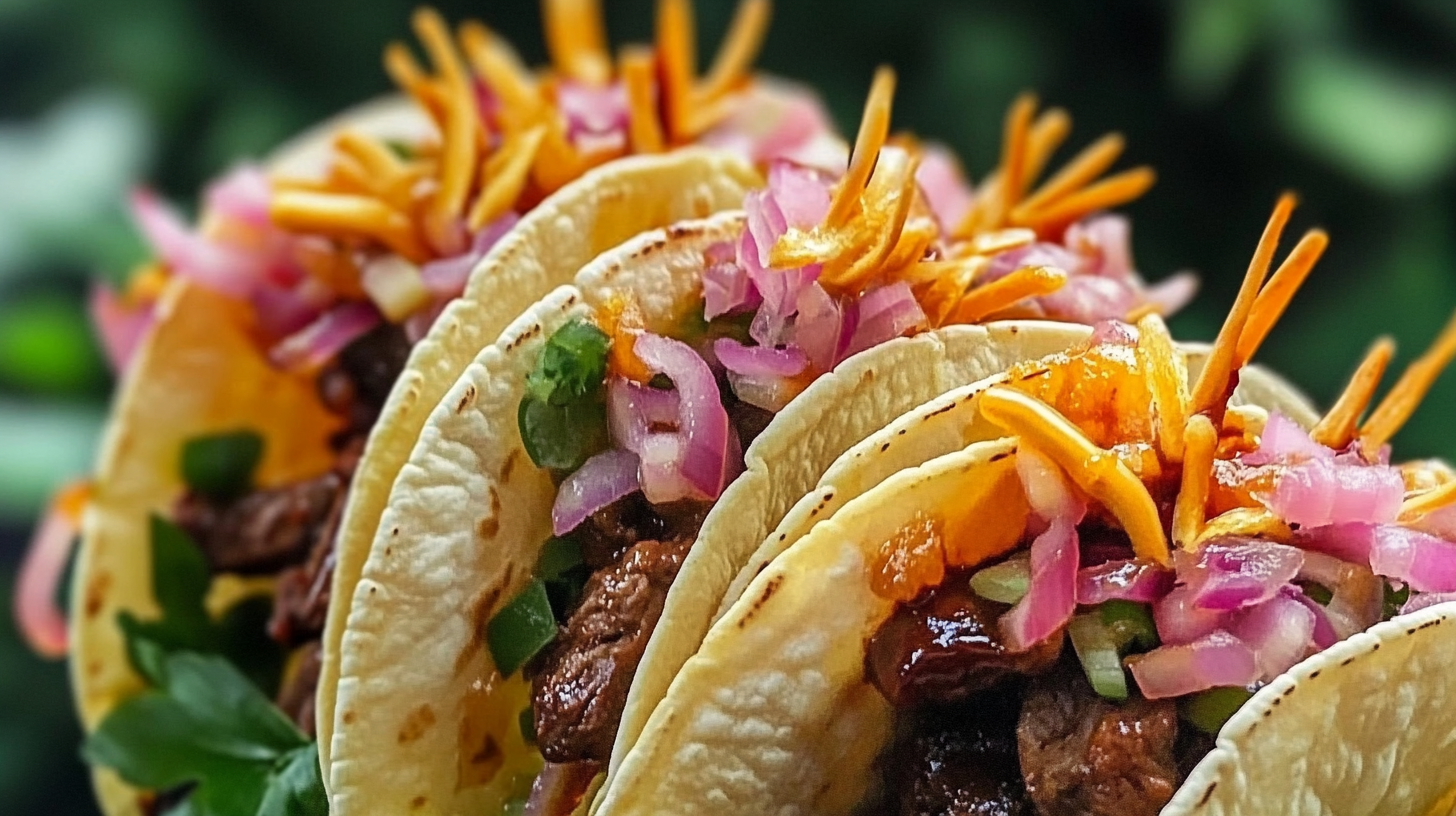 Garlic Butter Honey BBQ Beef Tacos 3 Garlic Butter Honey BBQ Beef Tacos