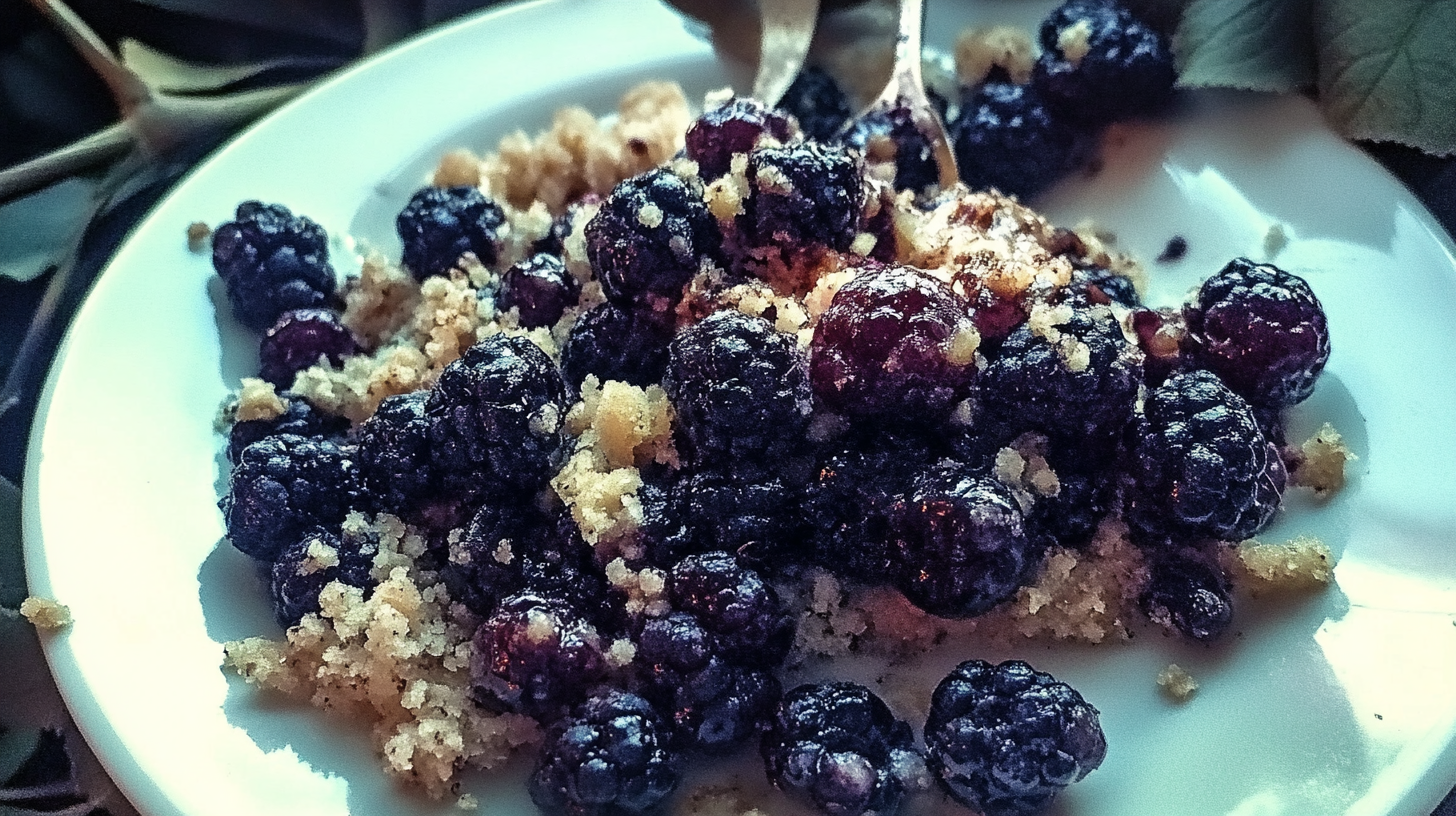 Blackberry Crumble