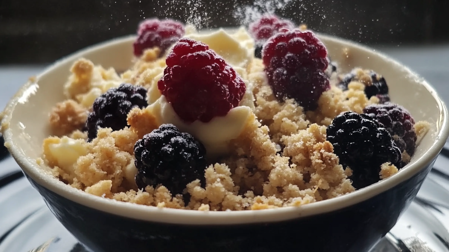 Blackberry Crumble