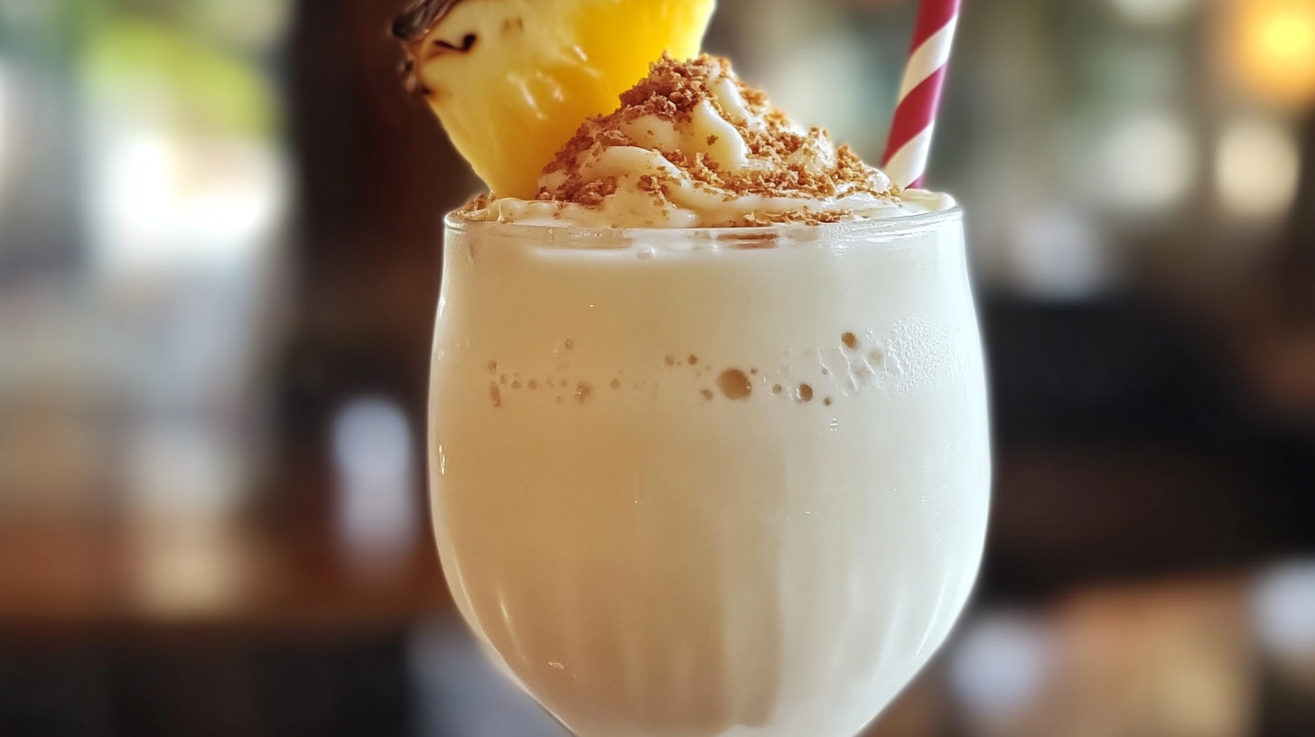 Piña Colada Milkshake 5 Piña Colada Milkshake