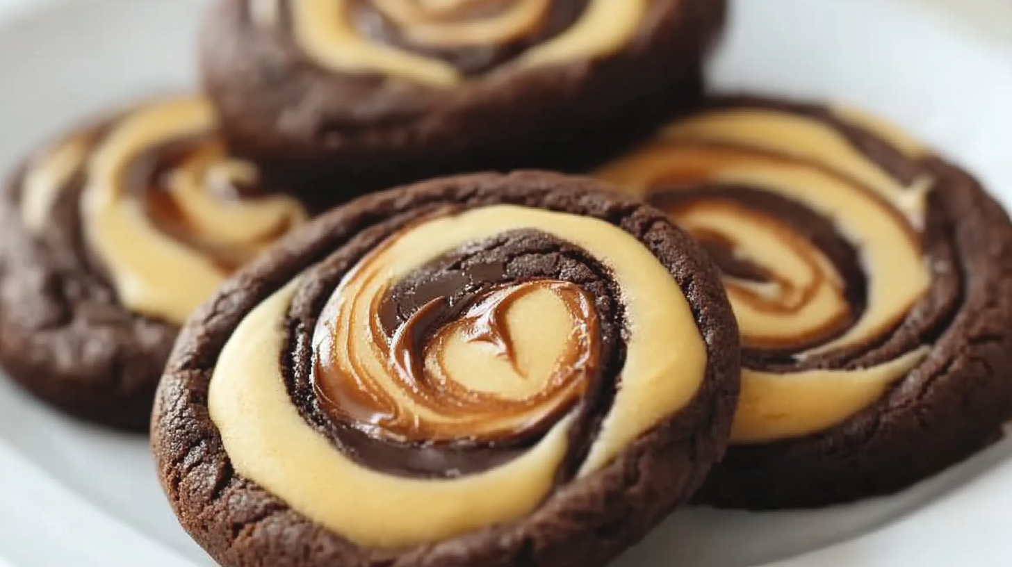 Peanut Butter Brownie Swirl Cookies