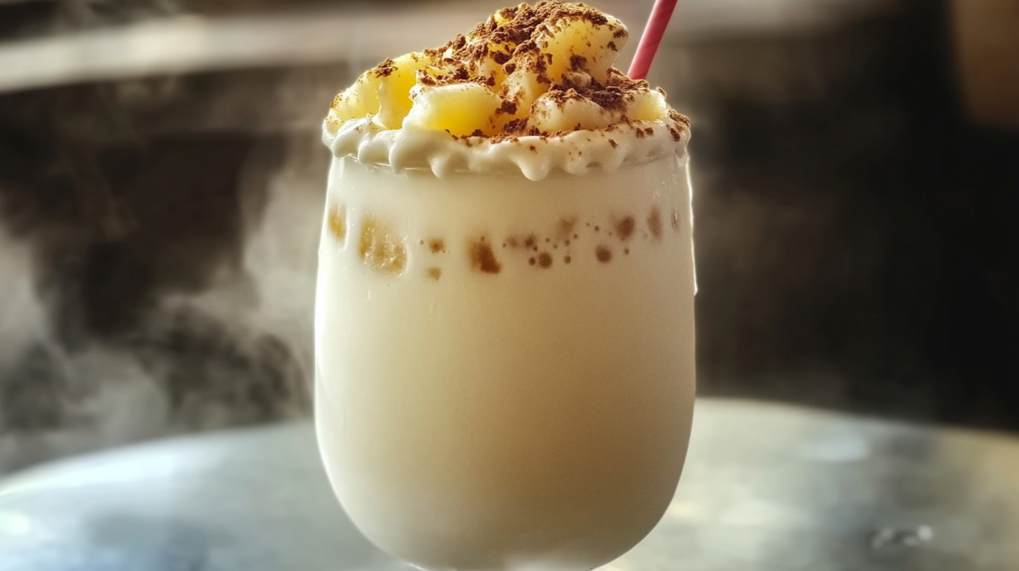 Piña Colada Milkshake 6 Piña Colada Milkshake