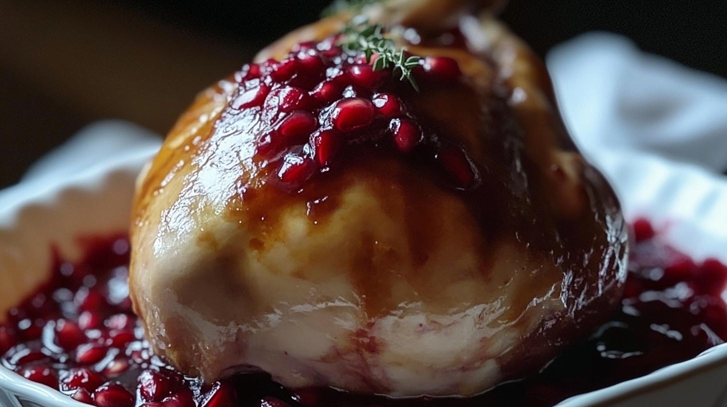 Pomegranate-Glazed Turkey with Thyme 5 Pomegranate-Glazed Turkey with Thyme