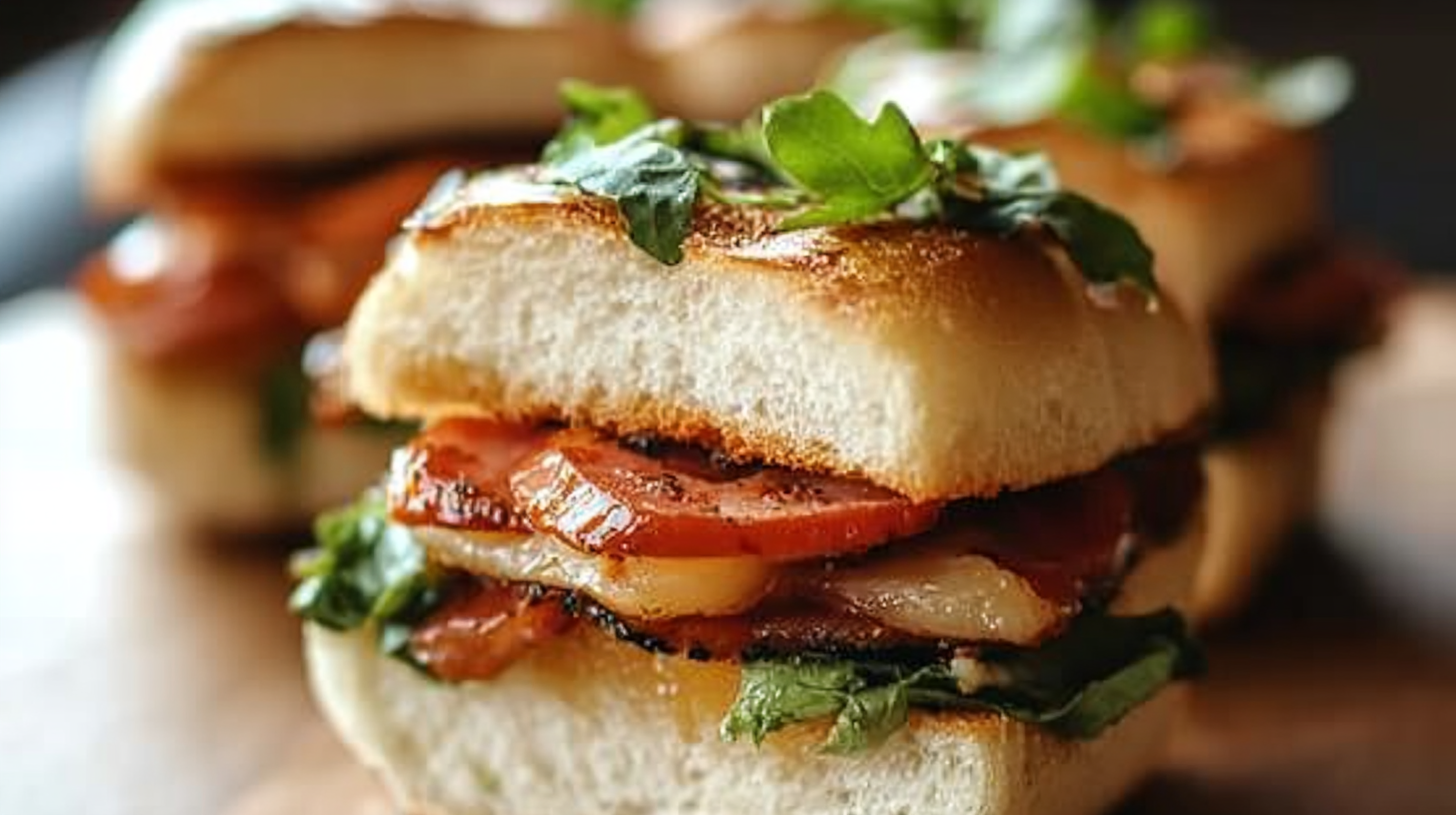 Garlic Butter BLT Sliders