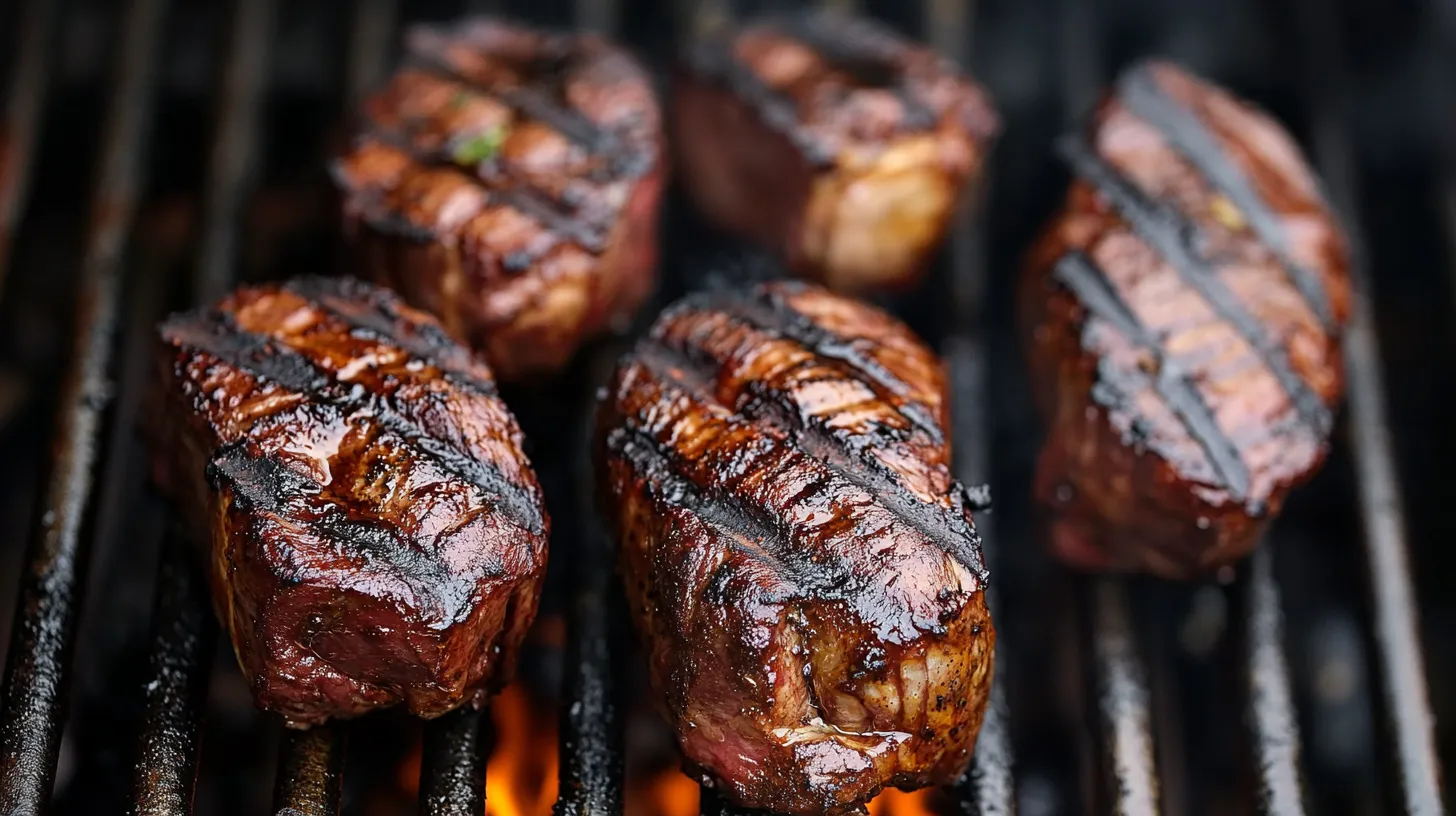 Grilled Venison Backstrap with Jalapeño Cilantro Sauce
