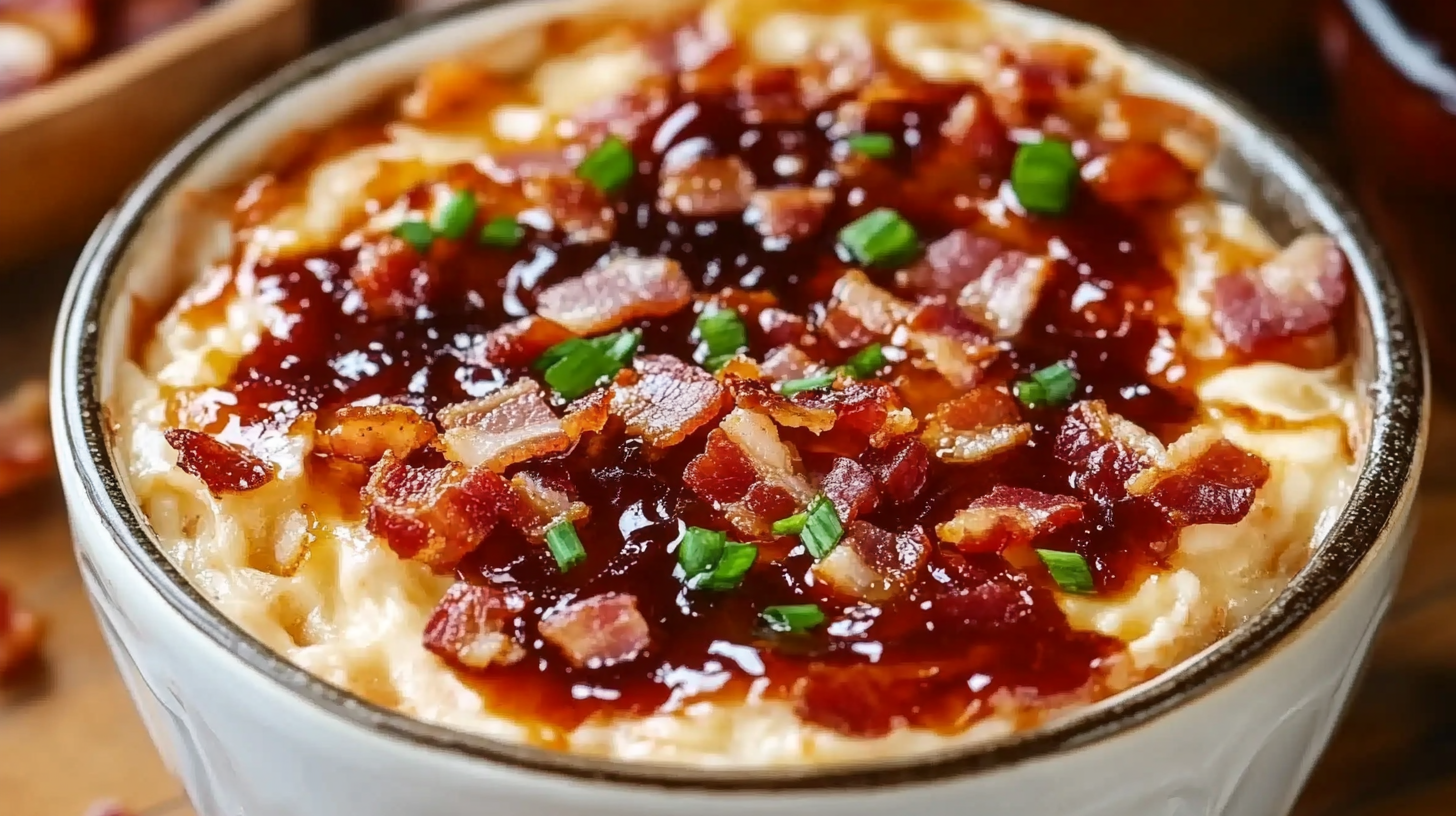 Pepper Jelly Cheese Dip with Bacon