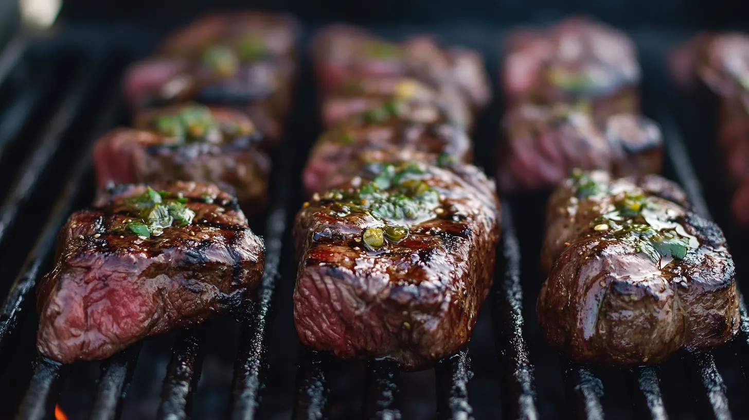 Grilled Venison Backstrap with Jalapeño Cilantro Sauce