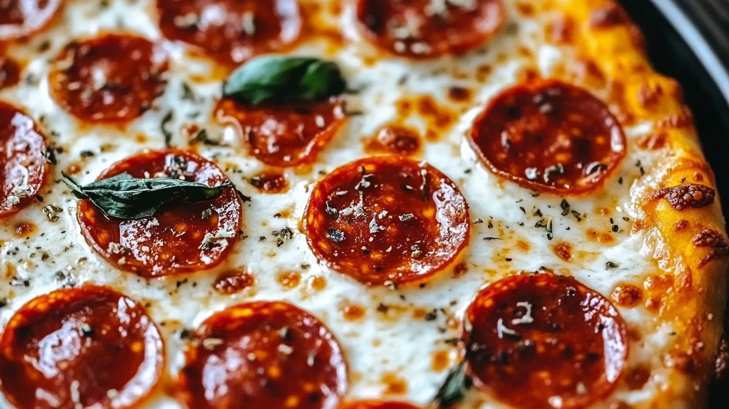 Goat Cheese Pepperoni Pizza Dip