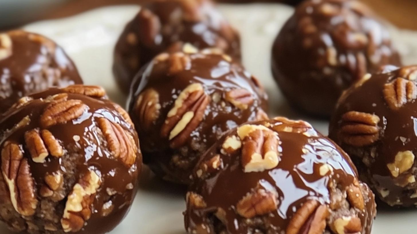 Pecan Pie Balls- No-Bake