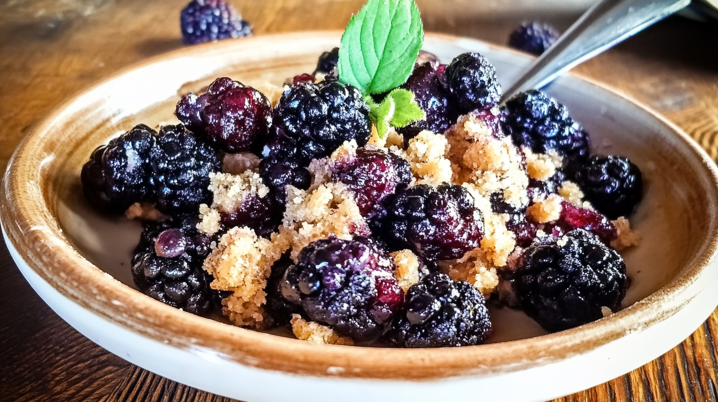 Blackberry Crumble
