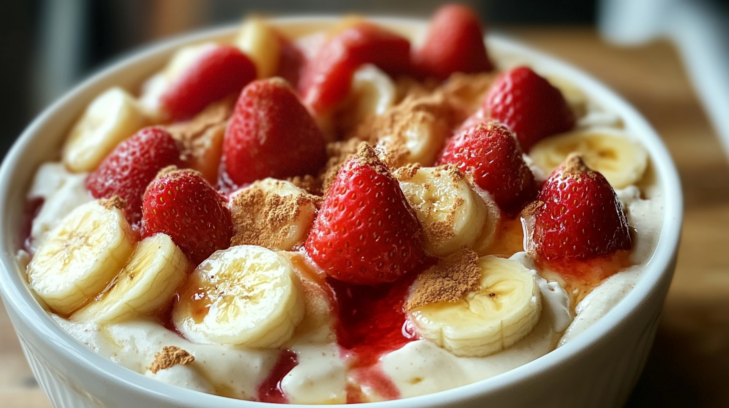 Strawberry Banana Pudding
