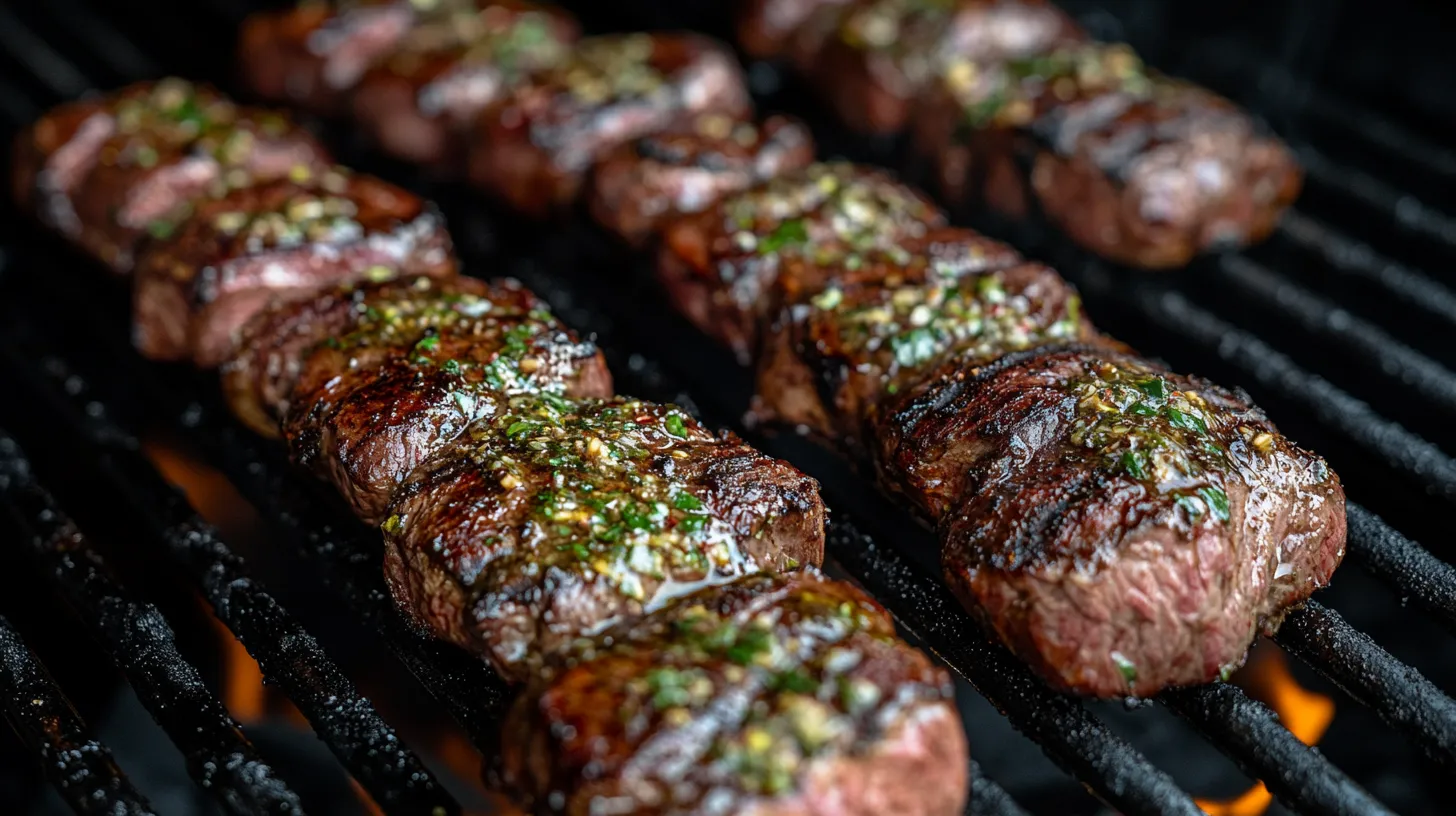 Traeger Grilled Venison Backstrap with Chimichurri Rub