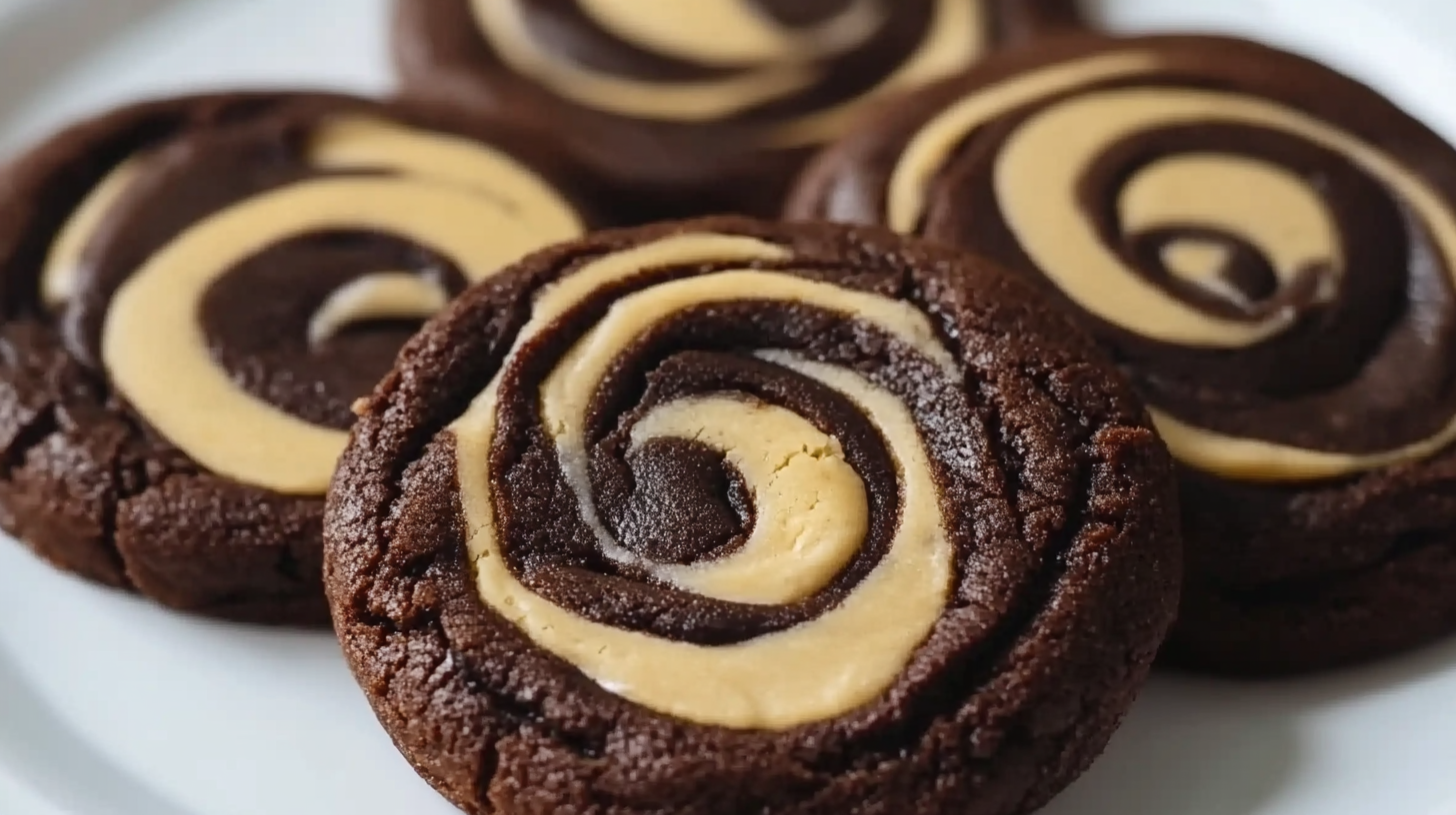 Peanut Butter Brownie Swirl Cookies