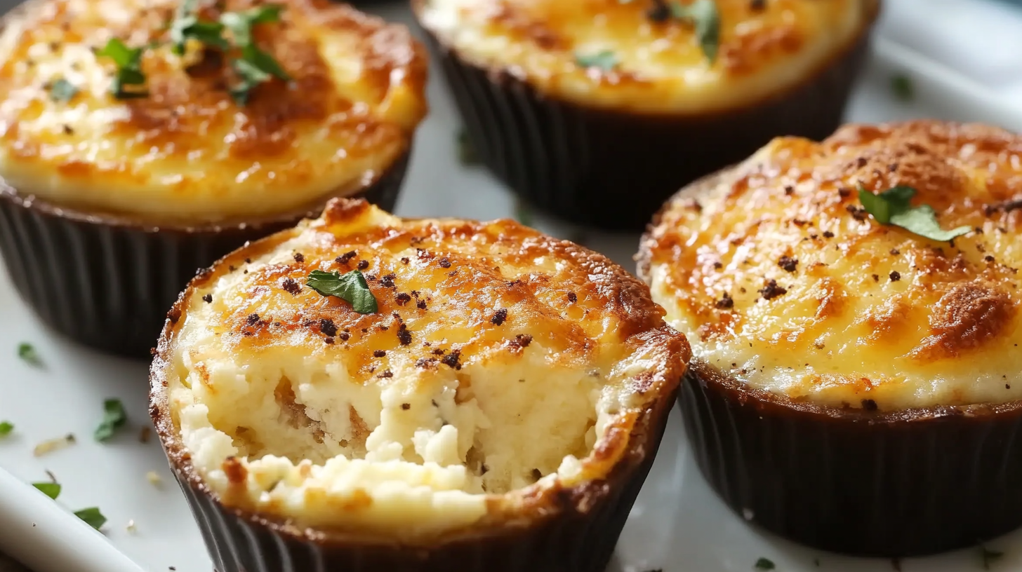 Baked Cottage Cheese Eggs 2 Baked Cottage Cheese Eggs