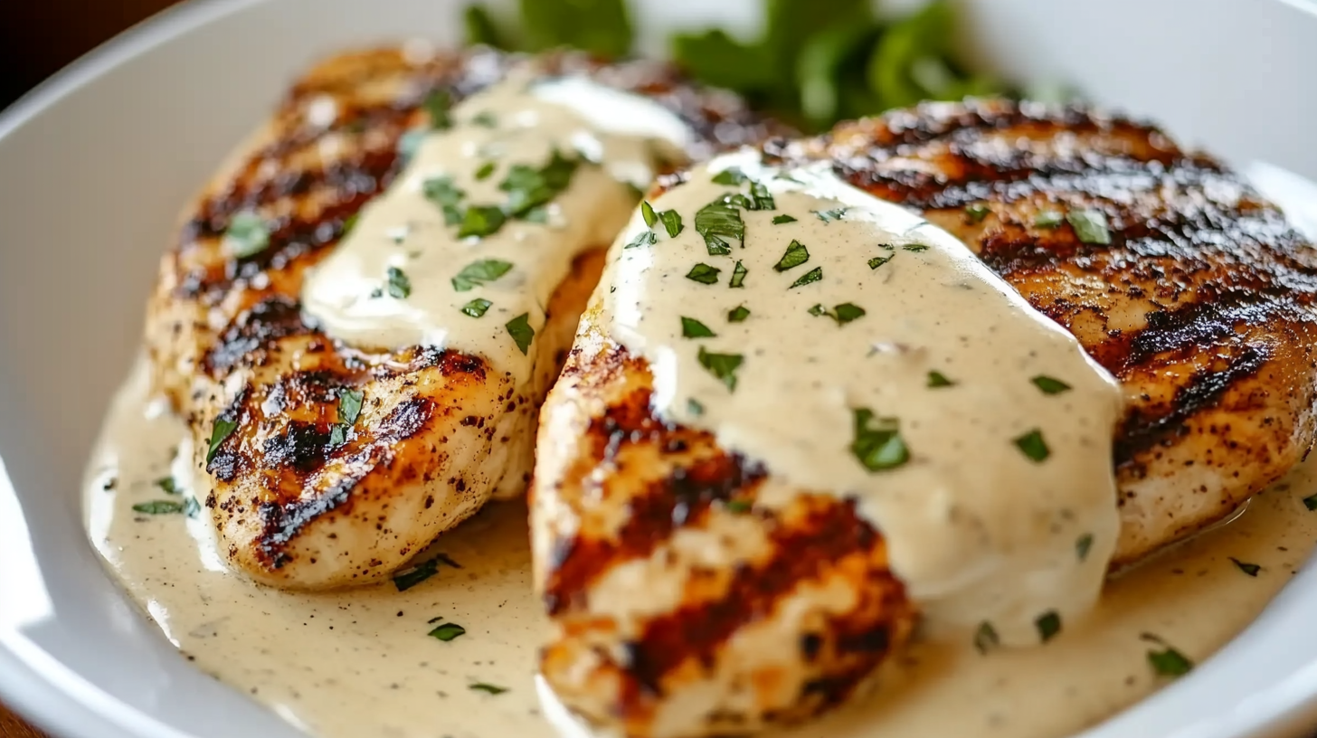 Cajun Grilled Chicken with Alabama White Sauce