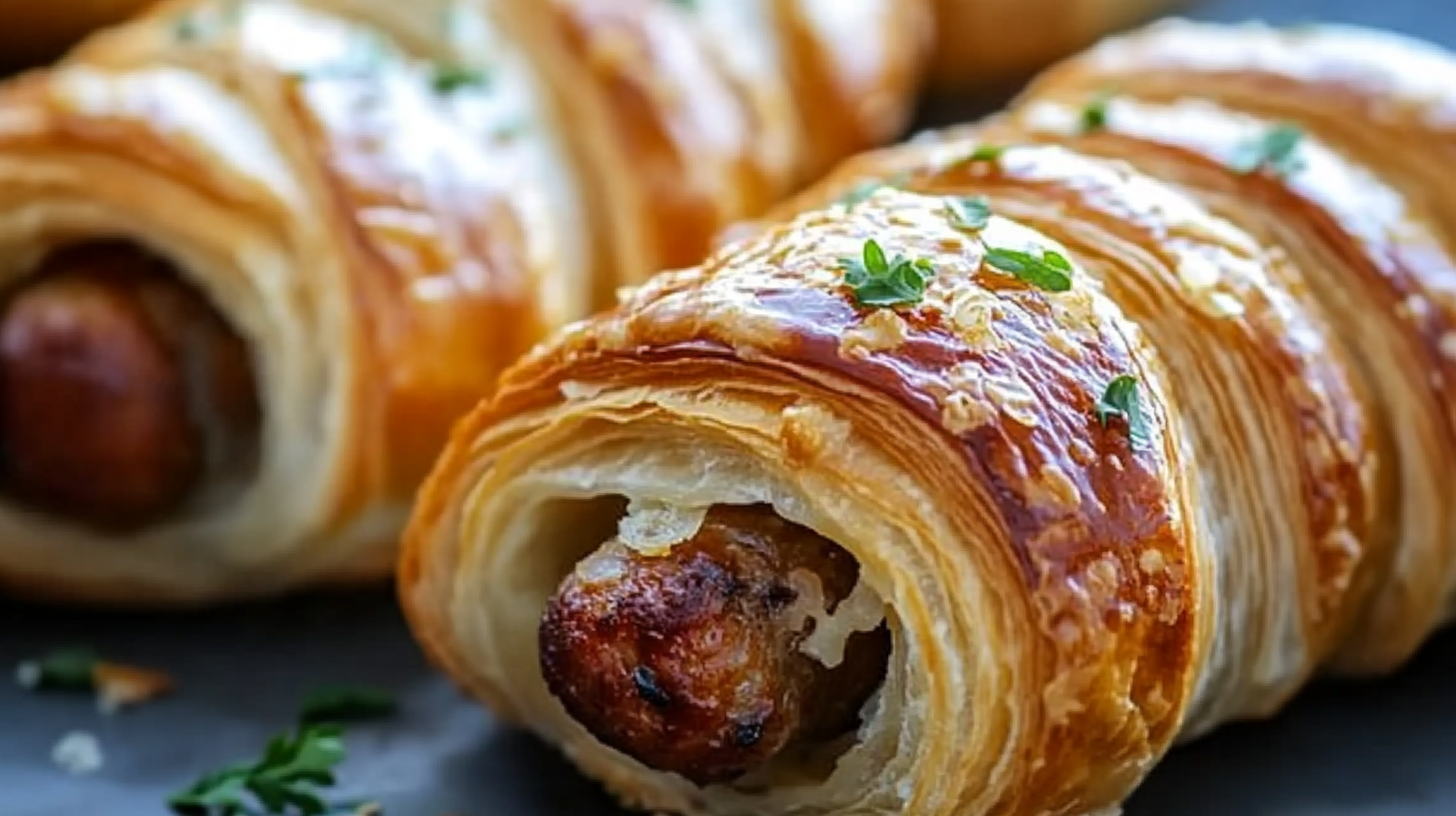 Stuffed Sausage Croissants