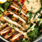 Grilled Chicken and Broccoli Bowls