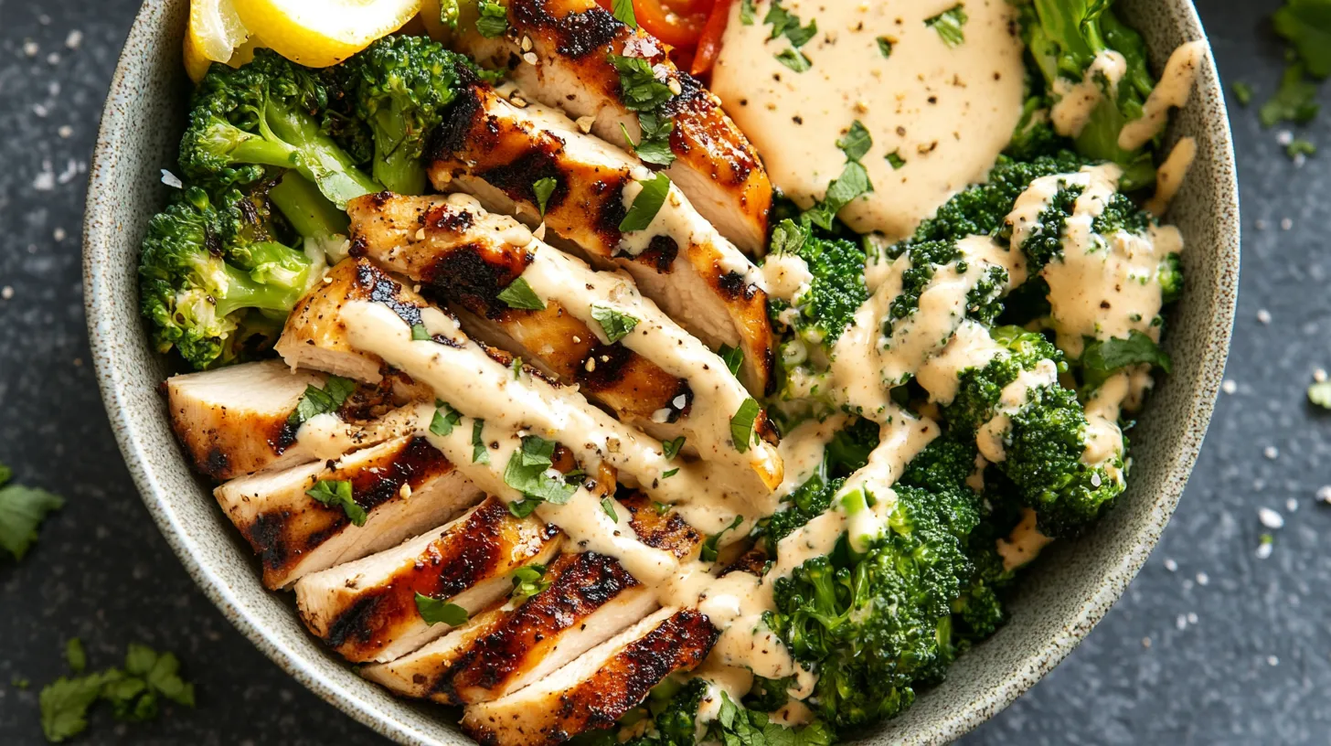 Grilled Chicken and Broccoli Bowls