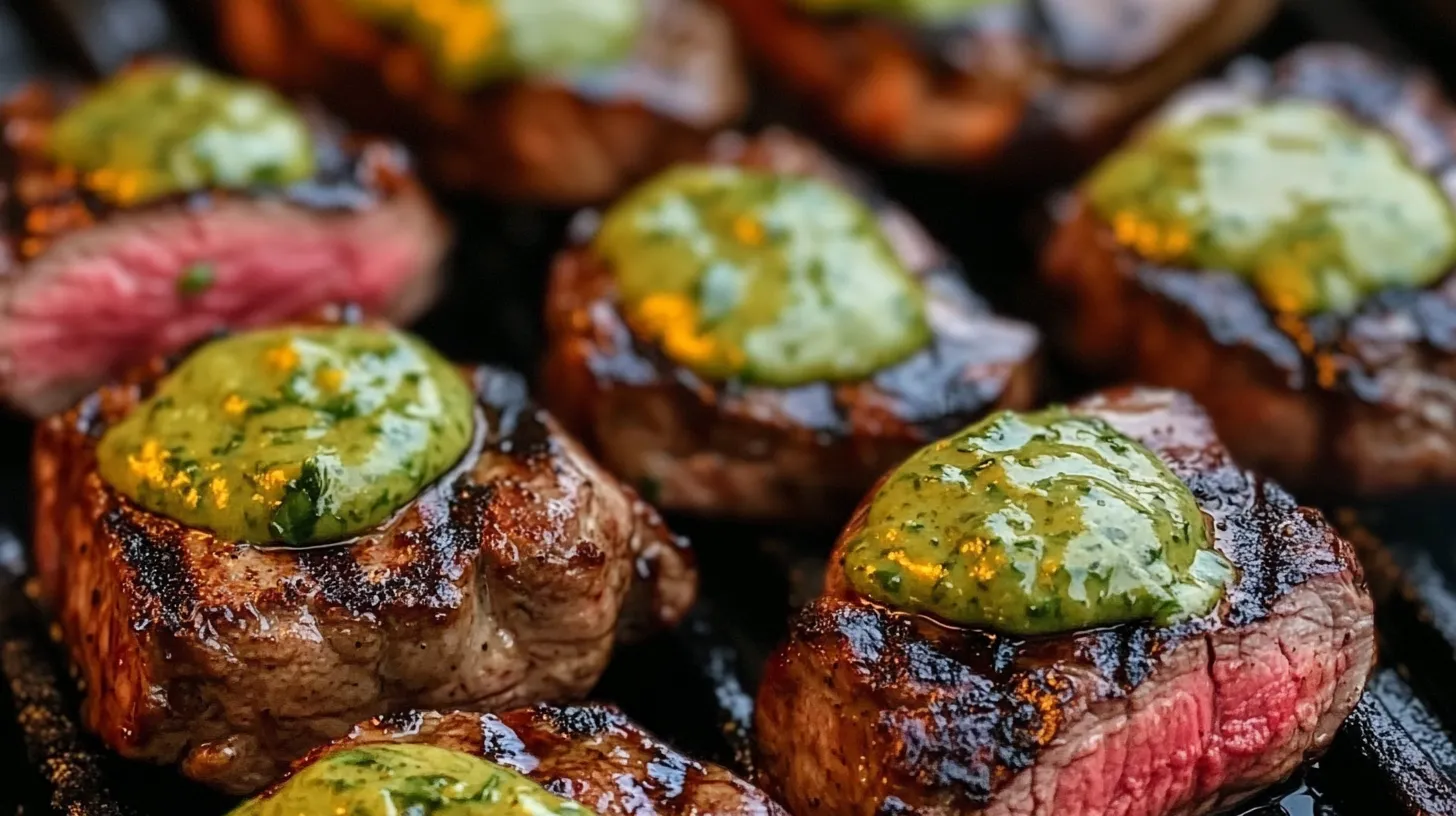 Grilled Venison Backstrap with Jalapeño Cilantro Sauce