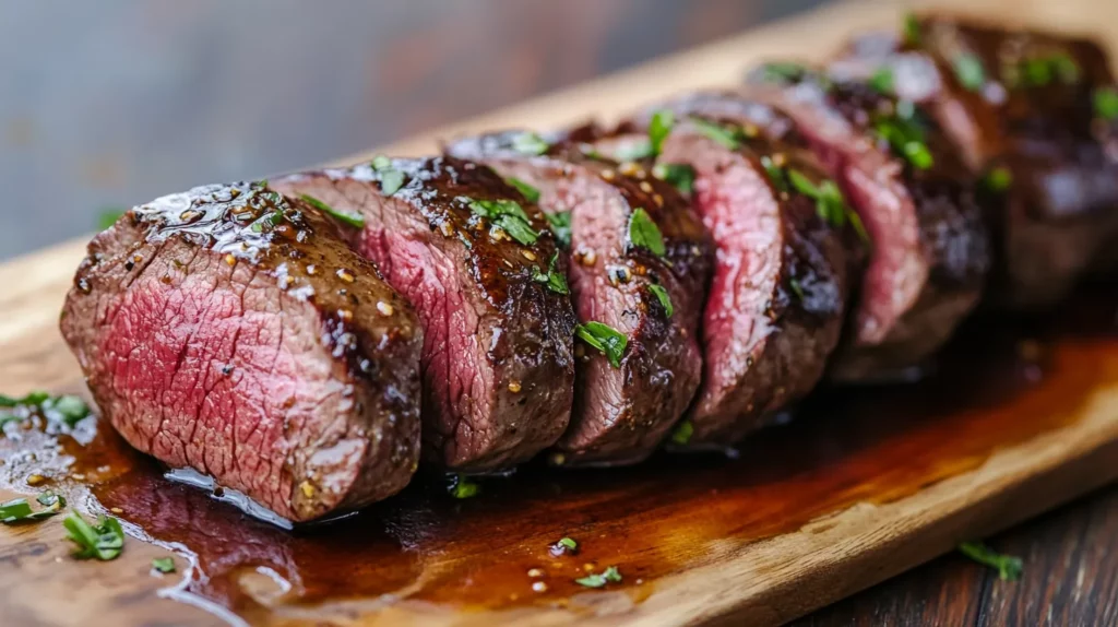 Smoky Maple Dijon Glazed Venison Tenderloin
