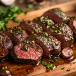 Smoky Maple Dijon Glazed Venison Tenderloin