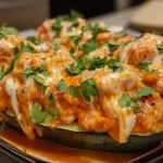 buffalo chicken zucchini boats