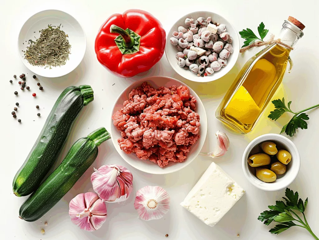 Keto Mediterranean Ground Beef Stir Fry