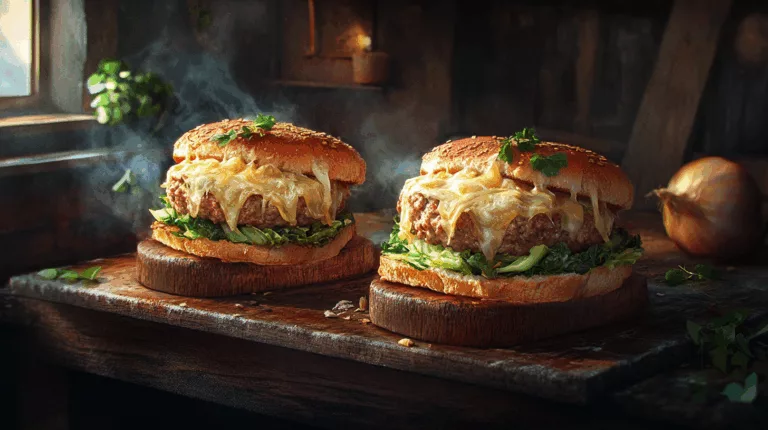 Oven-Baked Cabbage Burgers