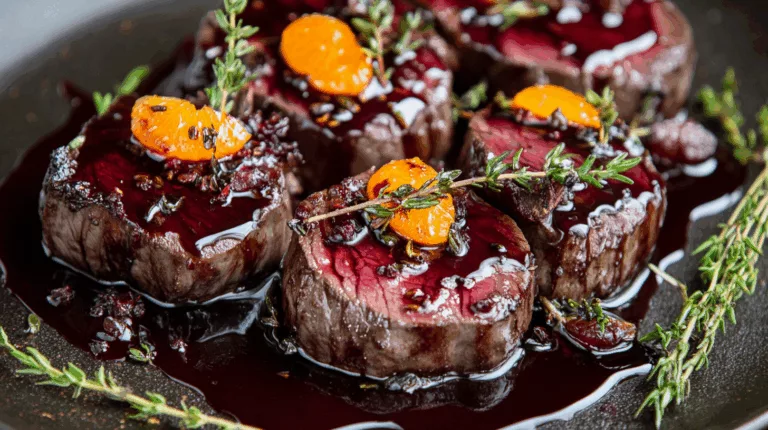 Cranberry Glazed Venison Tenderloin