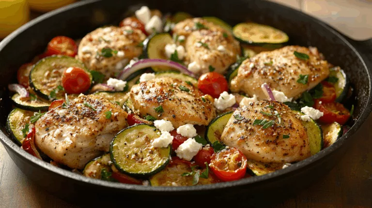 Chicken Zucchini Skillet Bake