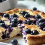 Blueberry Cottage Cheese Breakfast Bake