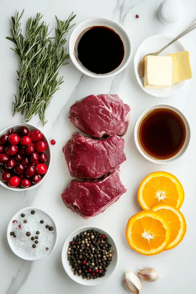 Cranberry Glazed Venison Tenderloin
