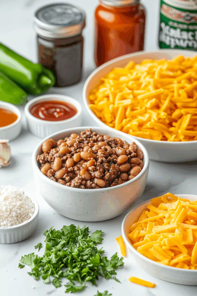 Easy Baked Beans and Ground Beef Casserole