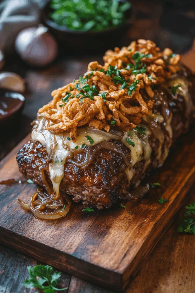 French Onion Meatloaf