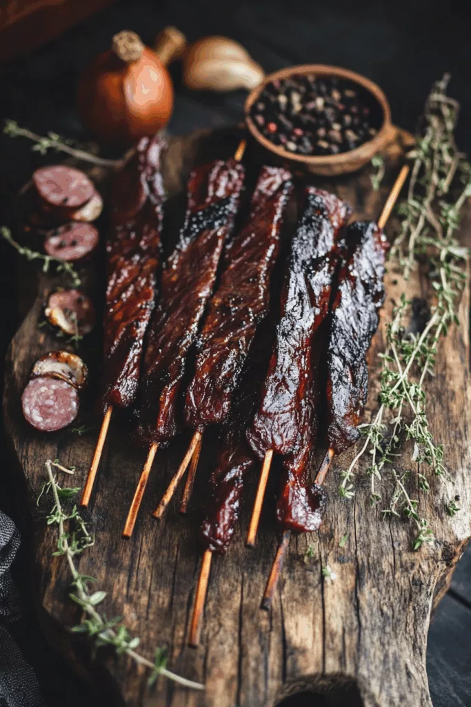 Hickory Smoked Maple Venison Sticks
