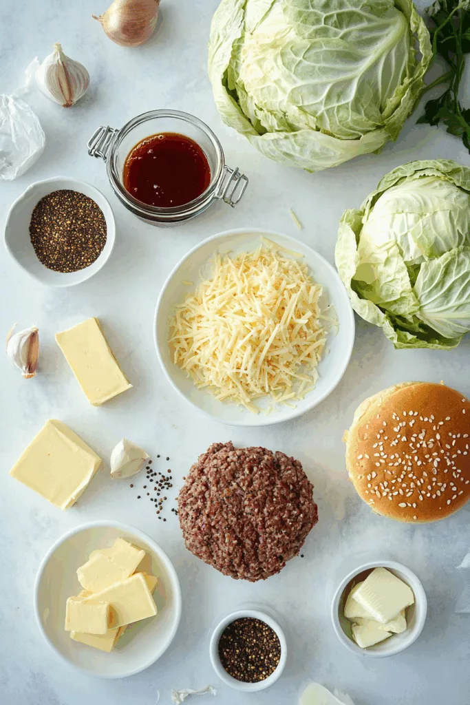 Oven-Baked Cabbage Burgers