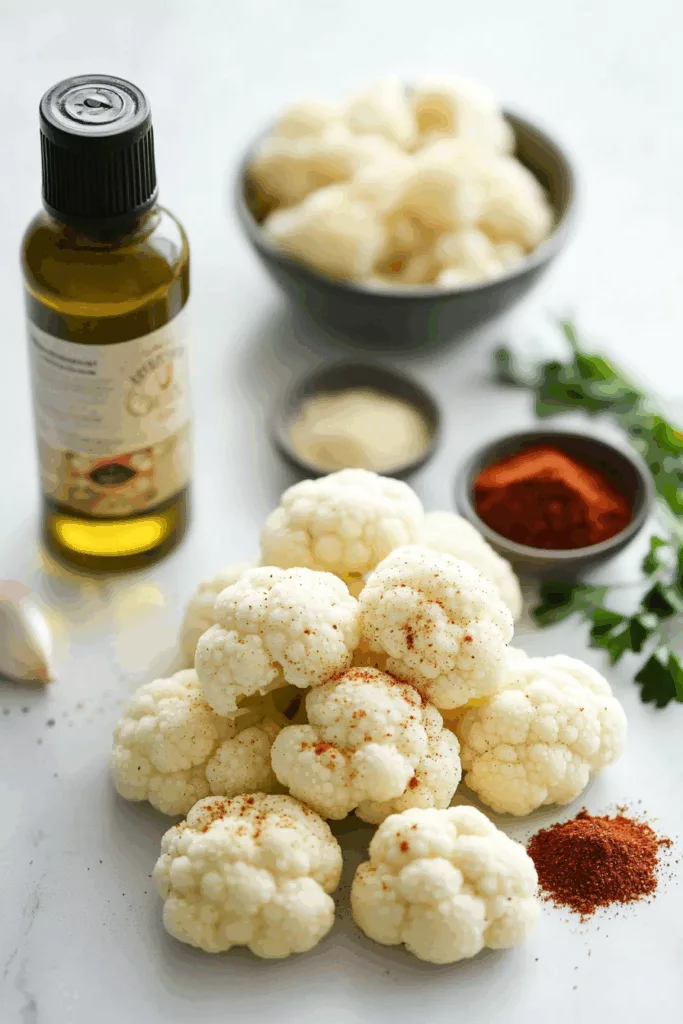 Parmesan Cauliflower Bites