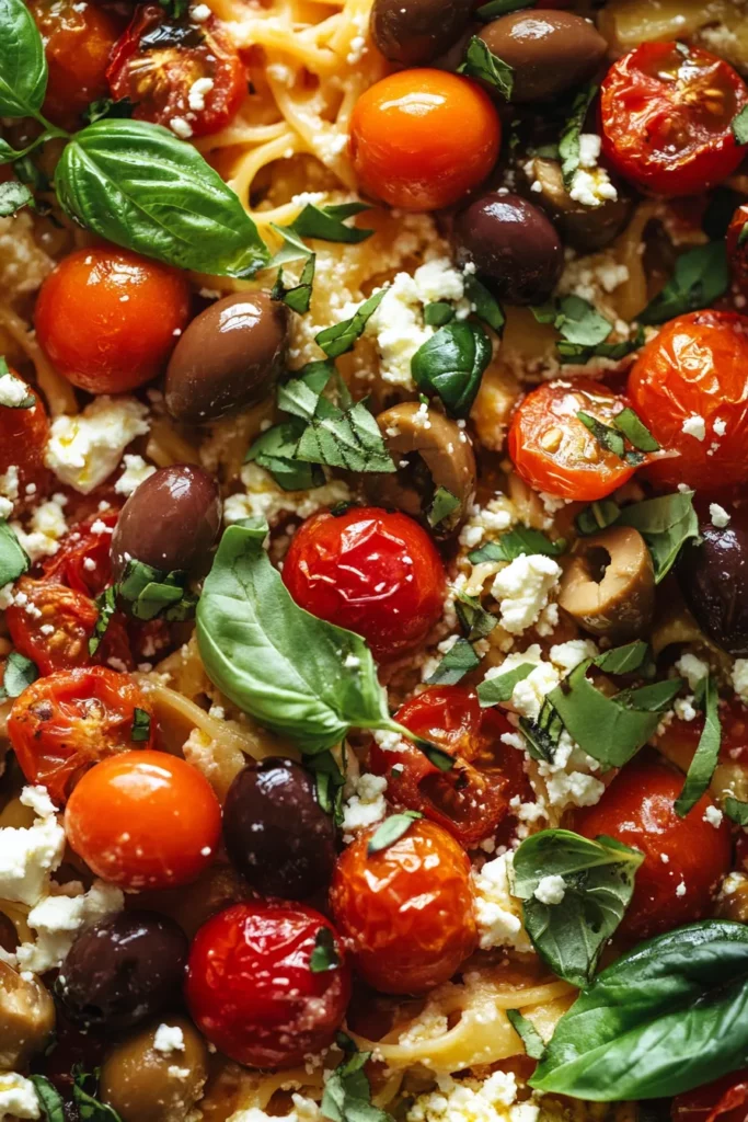 Baked Feta Pasta with Cherry Tomatoes and Olives: How to Make a Delicious Dish 5 Baked Feta Pasta with Cherry Tomatoes and Olives