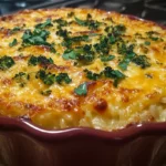 Cheesy Broccoli and Rice Casserole